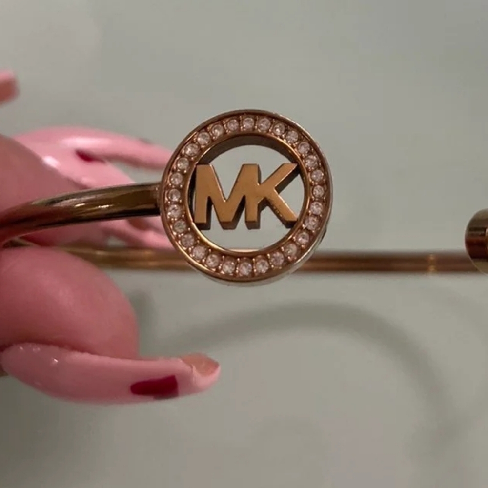 Michael Kors Statement Rose Gold Statement Cuff B… - image 2
